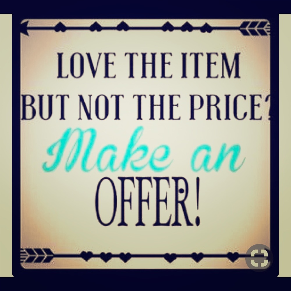 Reasonable offers always accepted ❤️